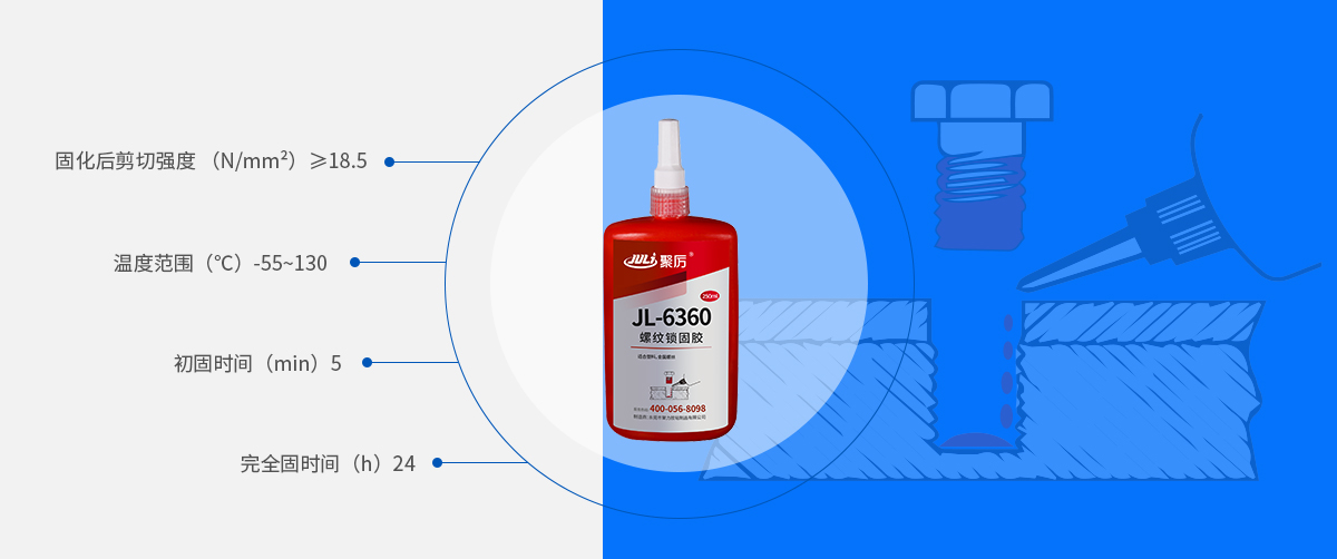 塑料螺纹厌氧胶产品参数