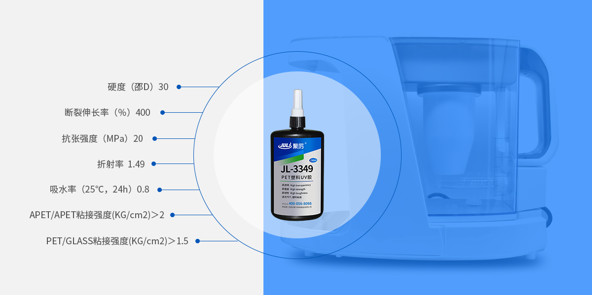 PET专用UV无影胶产品参数